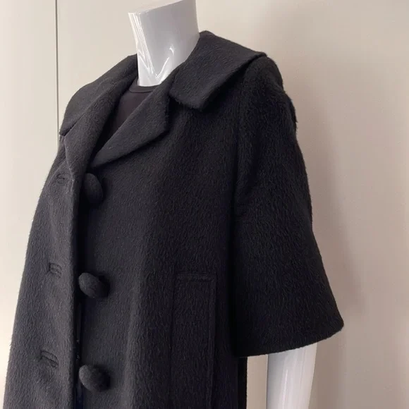 SMYTHE Opera Coat in Black - Picture 6 of 10